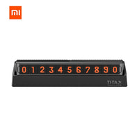 xiaomi mijia Bcase TITA  X Share To Bcase Flip Type Car Temperary Parking Phone Number Card Plate Mini