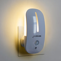 Original 110V 220V LED Night Light Infrared Remote Control Body Motion Sensor Smart Home Night Lamp Auto On/Off