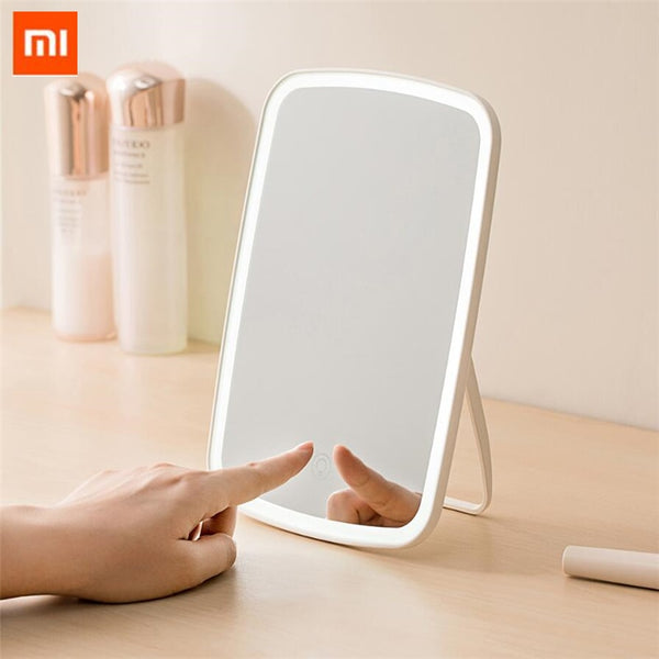 xiaomi Mijia Intelligent portable makeup mirror desktop led light portable folding light mirror dormitory desktop