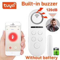 Tuya Smart  WiFi Door Sensor Door Open / Closed Detectors Compatible With Alexa Google Home  Smar tLife APP Free Customised LOGO
