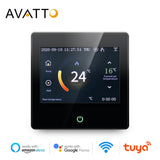 AVATTO WiFi Smart Thermostat Heating Temperature Controller with Celsius/Fahrenheit LED Touch Screen Work with Alexa Google Home