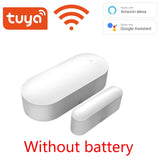 Tuya Smart  WiFi Door Sensor Door Open / Closed Detectors Compatible With Alexa Google Home  Smar tLife APP Free Customised LOGO