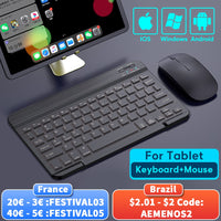 Tablet Wireless Keyboard For iPad Pro 2020 11 12.9 10.5 Teclado, Bluetooth-compatible Keyboard Mouse For iPad 8th 7th Air 4 3 2