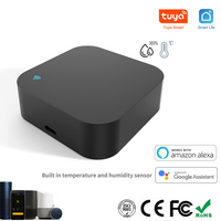 Tuya Smart IR Remote Control Built-in Temperature and Humidity Sensor for Air Conditioner TV DVD AC Works with Alexa,Google Home