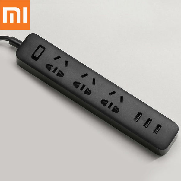 Original Xiaomi Smart Home Electronic Power Strip Socket Fast Charging 3 USB + 3 Sockets Standard Plug Interface Extension EU US